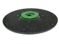 Preview: Treibteller mit DOM für Pads bis 430 mm Vollhaftbelag schwarz mit Moosgummi