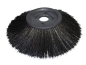 Preview: Seitenbesen Poly 0,75 glatt schwarz/Welldraht 0,3 vz