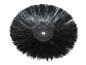 Preview: Seitenbesen Poly 0,5 glatt schwarz/Welldraht 0,3 vz