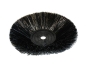 Preview: Seitenbesen Poly 1,0 glatt schwarz/Welldraht 0,3 vz