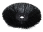 Preview: Seitenbesen Poly 1,0 glatt schwarz/Welldraht 0,4 vz