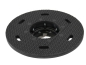 Preview: Treibteller mit DOM für Pads bis 430 mm Vollhaftbelag schwarz mit Moosgummi