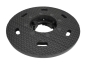 Preview: Treibteller mit DOM für Pads bis 430 mm Vollhaftbelag schwarz mit Moosgummi