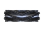 Preview: Kehrwalze Poly 1,2 glatt schwarz/Welldraht 0,4 vz