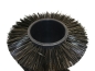 Preview: Kehrwalze Poly 1,2 glatt schwarz/Welldraht 0,7 vz