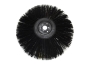 Preview: Seitenbesen Poly 0,4 glatt schwarz/Welldraht 0,3 vz