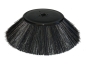 Preview: Seitenbesen Poly 1,4 glatt schwarz/Welldraht 0,7 vz