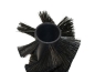 Preview: Kehrwalze Poly 1,0 glatt schwarz/Welldraht 0,4 vz