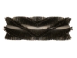 Preview: Kehrwalze Poly 1,0 glatt schwarz/Welldraht 0,4 vz