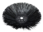 Preview: Seitenbesen Poly 1,0 glatt schwarz/Welldraht 0,3 vz - SR1400