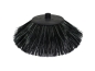 Preview: Seitenbesen Poly 1,4 glatt schwarz/Welldraht 0,7 vz