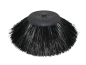 Preview: Seitenbesen Poly 1,0 glatt schwarz/Welldraht 0,3 vz