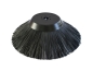 Preview: Seitenbesen Poly 1,0 glatt schwarz/Welldraht 0,3 vz - SW5080