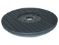Preview: Treibteller für Pads bis 355 mm Vollhaftbelag schwarz mit Moosgummi