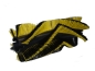 Preview: Kehrwalze Poly 0,5 schwarz/ 1,1x1,4 gelb gewellt