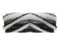 Preview: Kehrwalze Poly 1,0 glatt schwarz/1,0 glatt weiß