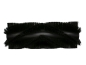Preview: Kehrwalze Poly 1,0 glatt schwarz/Welldraht 0,4 vz