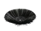 Preview: Seitenbesen Poly 1,0 glatt schwarz/Welldraht 0,3