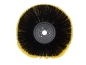 Preview: Seitenbesen Poly 1,2 glatt schwarz / 0,8 glatt gelb