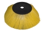 Preview: Seitenbesen Poly 1,2 glatt schwarz / 0,8 glatt gelb