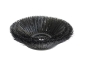 Preview: Seitenbesen Poly 1,2 glatt schwarz