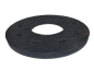 Preview: Treibteller für Pads bis 430 mm Vollhaftbelag schwarz mit Moosgummi