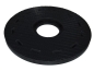 Preview: Treibteller für Pads bis 460 mm Vollhaftbelag schwarz mit Moosgummi