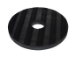 Preview: Treibteller für Pads bis 265 mm Streifenhaftbelag schwarz mit Moosgummi - Abila 52
