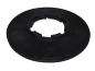 Preview: Treibteller für Pads bis 560 mm Vollhaftbelag schwarz mit Moosgummi - Hakomatic B530 / E530