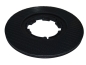 Preview: Treibteller für Pads bis 560 mm Vollhaftbelag schwarz mit Moosgummi - Hakomatic B530 / E530