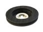 Preview: Treibteller für Pads bis 255 mm Vollhaftbelag schwarz mit Moosgummi (2 Stück)