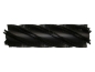 Preview: Kehrwalze Poly 0,75 glatt schwarz/Welldraht 0,3 vz