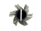 Preview: Kehrwalze Poly 0,4mm beige/0,75 mm schwarz gewellt