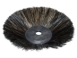 Preview: Seitenbesen Poly 1,0 glatt schwarz/Welldraht 0,3 vz