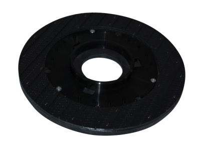 Preview: Treibteller für Pads bis 225 mm Vollhaftbelag schwarz mit Moosgummi - Ruby 45