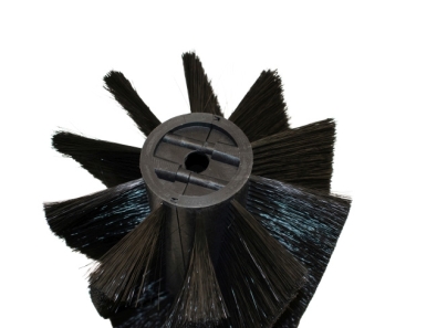 Preview: Kehrwalze Poly 0,2 glatt schwarz/Poly 0,3 glatt schwarz - KS650