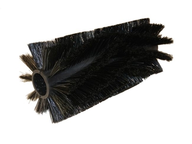 Preview: Kehrwalze / 2 Halbschalen Poly 0,4 glatt schwarz/Welldraht 0,3 vz - KS700