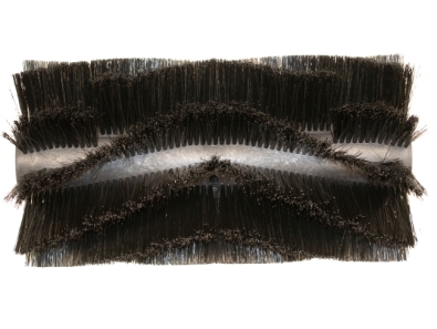 Kehrwalze Poly 0,4 glatt schwarz/Welldraht 0,3 vz - KS600