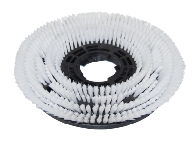 Preview: Schrubbbürste Hoch-Tief Poly 0,5 glatt weiß/Poly 1,0 glatt weiß