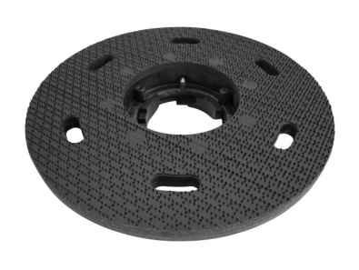 Preview: Treibteller mit DOM für Pads bis 430 mm Vollhaftbelag schwarz mit Moosgummi