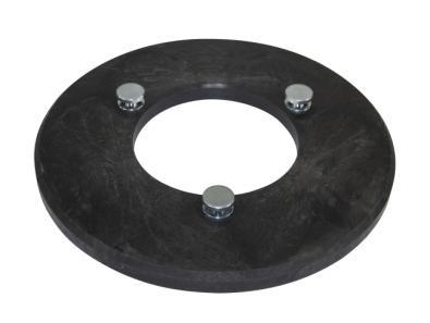Treibteller für Pads bis 355 mm Vollhaftbelag schwarz ohne Moosgummi