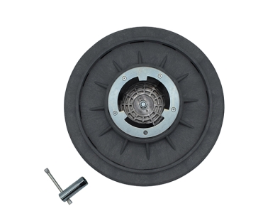 Treibteller für Schleifscheiben mit Montageschlüssel Schleiftellerbelag Zellkautschuk 10 mm