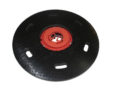 Preview: Treibteller mit DOM für Pads bis 430 mm Vollhaftbelag schwarz mit Moosgummi - G43