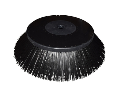 Seitenbesen Poly 1,4 glatt schwarz/Flachdraht 3,3