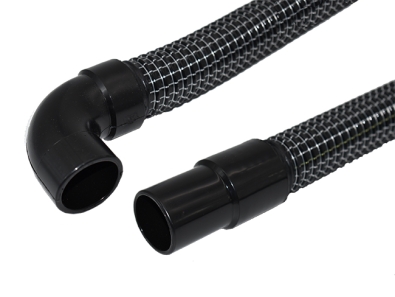 Saugschlauch schwarz weiss