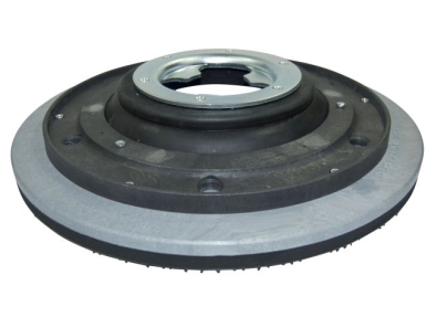 Treibteller mit DOM für Pads bis 430 mm Vollhaftbelag schwarz mit Moosgummi