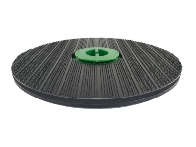 Preview: Treibteller für Pads bis 530 mm Vollhaftbelag schwarz mit Moosgummi