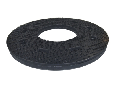 Treibteller für Pads bis 430 mm Vollhaftbelag schwarz mit Moosgummi - Ultra 85