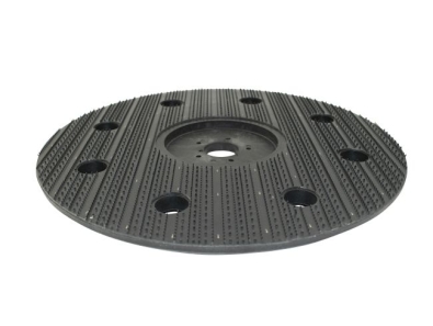 Preview: Treibteller für Pads bis 430 mm Vollhaftbelag schwarz ohne Moosgummi