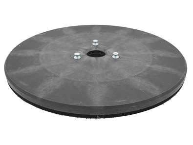 Treibteller für Pads bis 560 mm Vollhaftbelag schwarz mit Moosgummi - Innova 55